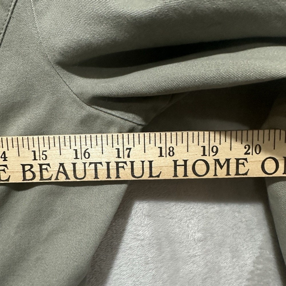 LC Lauren Conrad Women's XS Green Military Full Zip Jacket Long Sleeve Crewneck - Picture 8 of 9